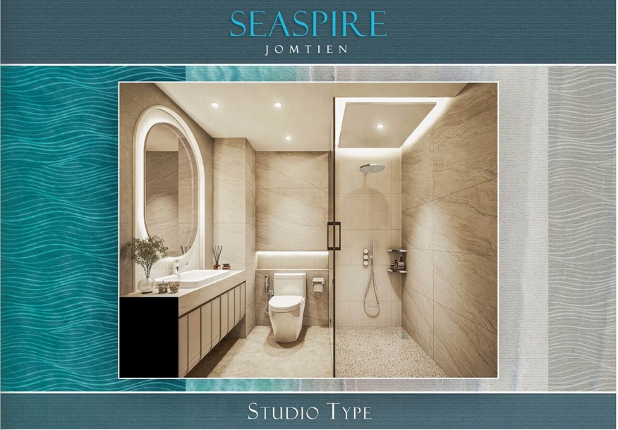 Seaspire Jomtien Condo - Studio room-958-5