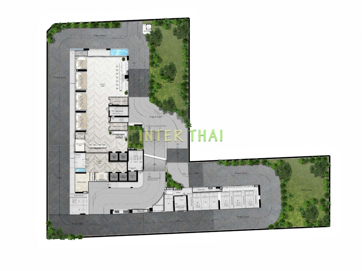 The Riviera Malibu Condo Pattaya - Планировки-861-1