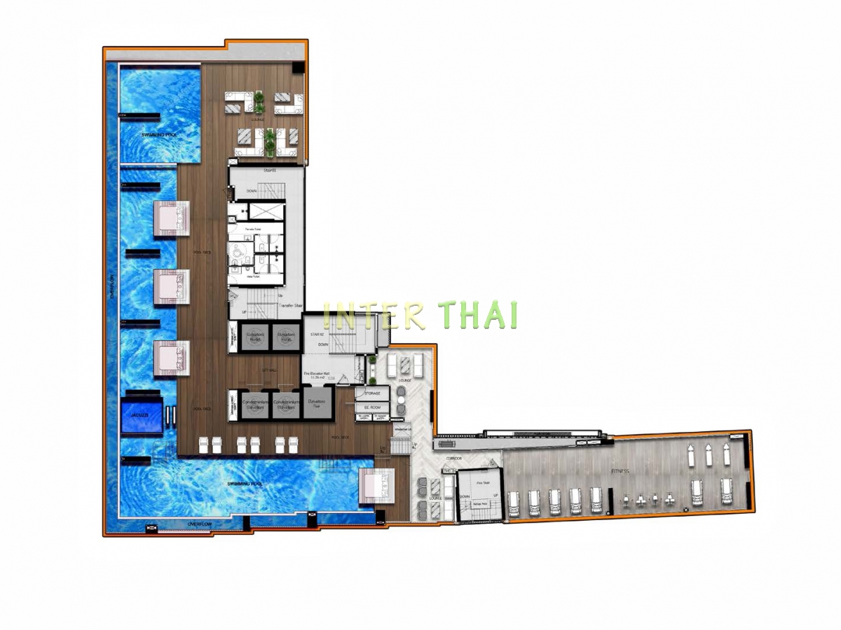 The Riviera Malibu Condo Pattaya - Планировки-861-2