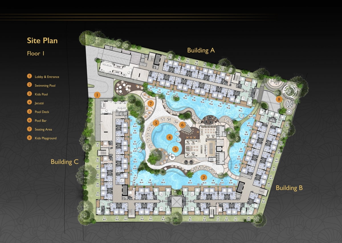 Zenith Condo Pattaya - Мастерплан-970-1