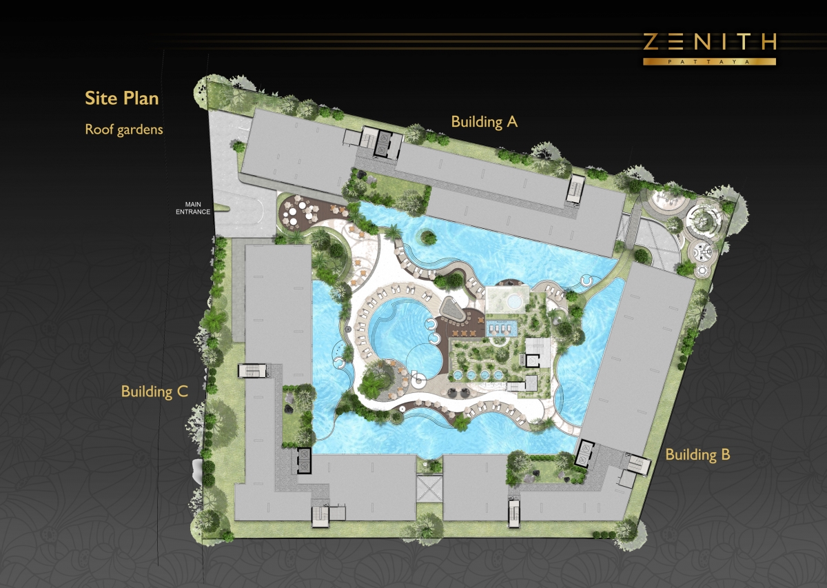 Zenith Condo Pattaya - Мастерплан-970-2