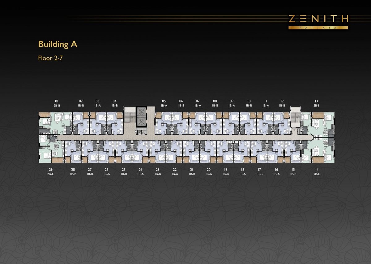 Zenith Condo Pattaya - Мастерплан-970-4