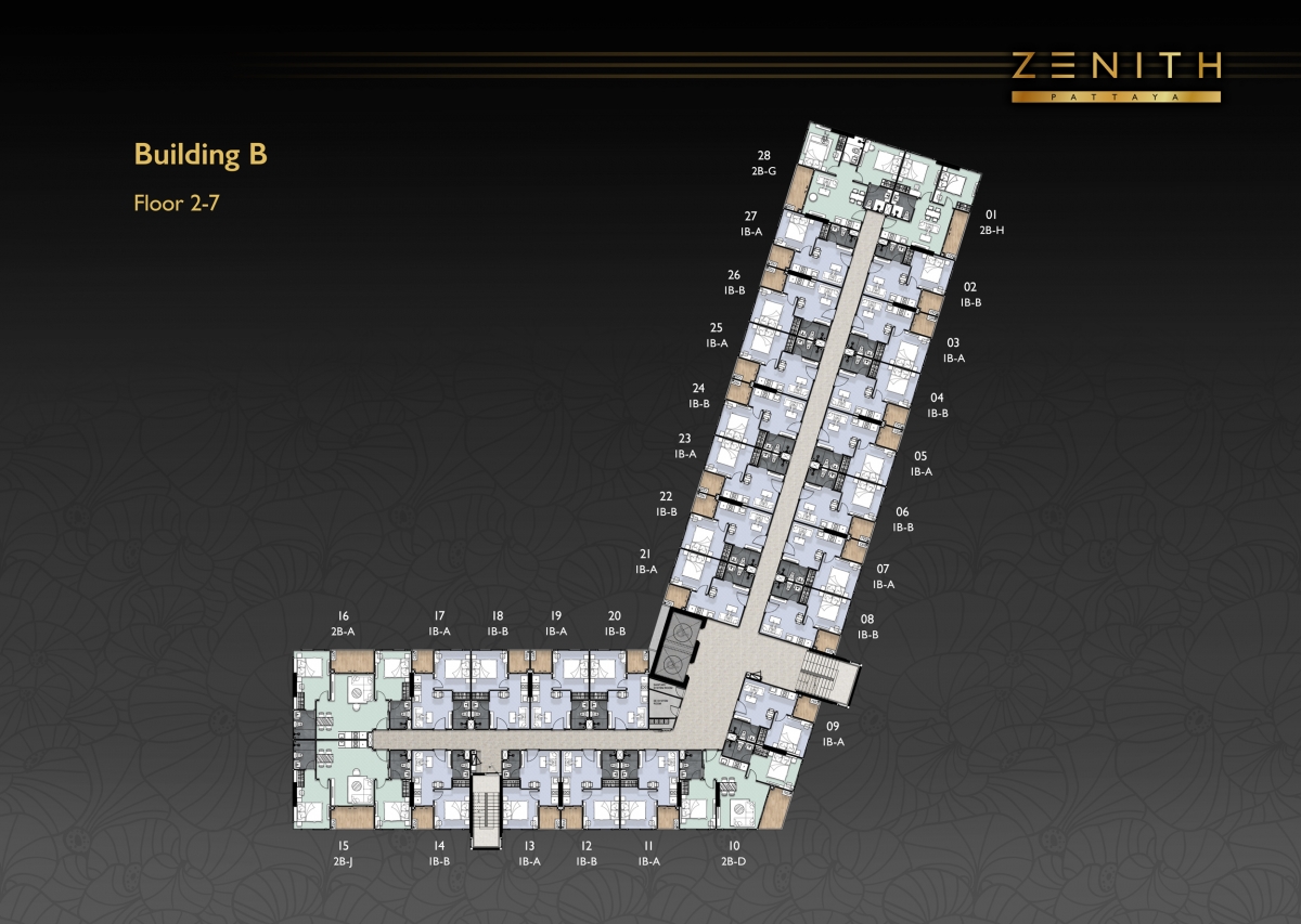 Zenith Condo Pattaya - Мастерплан-970-6