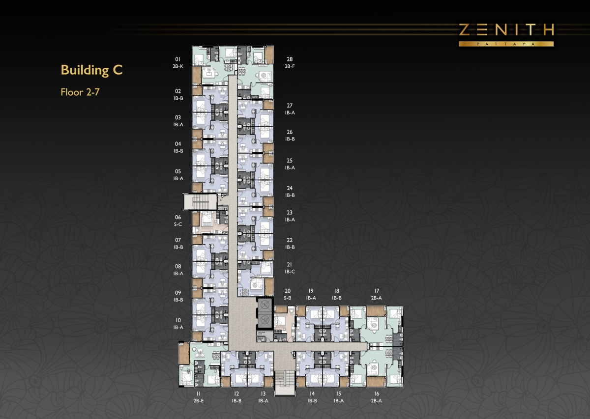 Zenith Condo Pattaya - Мастерплан-970-8
