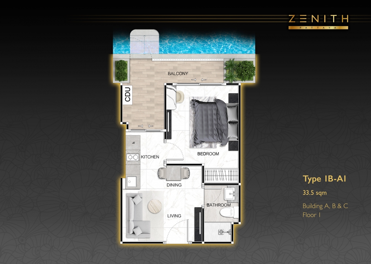Zenith Condo Pattaya - квартиры-971-2