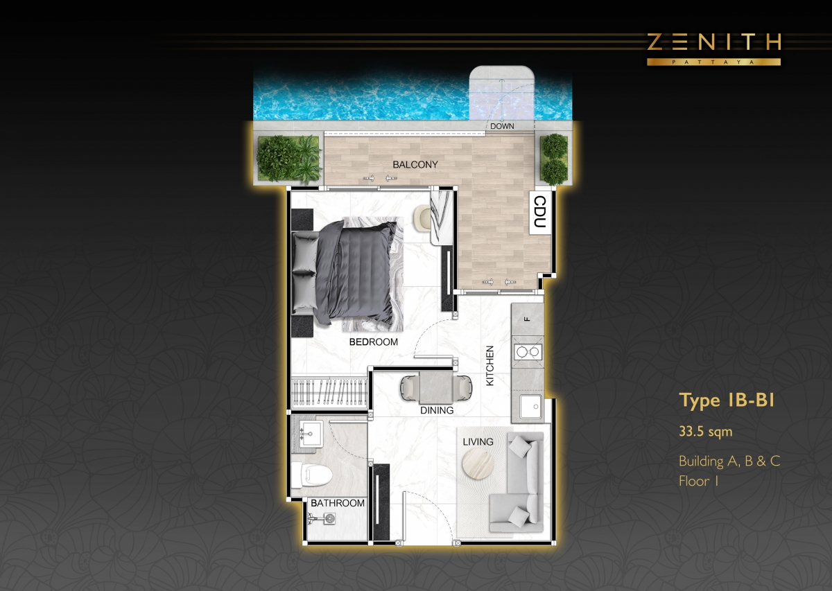 Zenith Condo Pattaya - квартиры-971-4