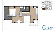 C View Boutique - планировки квартир - 3