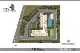 City Garden Tower - планы этажей - 3