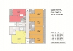 Club Royal Condo Pattaya - 楼层平面图 - 5