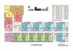 Club Royal Condo Pattaya - 楼层平面图 - 8