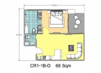 Club Royal Condo Pattaya - 房间平面图 - 5