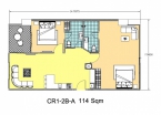 Club Royal Condo Pattaya - 房间平面图 - 6