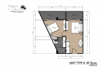 Laguna Beach 2 Condo Pattaya - แปลนห้อง - 16