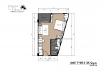 Laguna Beach 2 Condo Pattaya - แปลนห้อง - 9