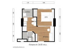 Lumpini Ville Naklua Wongamat - планировки квартир - 5