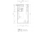 Nam Talay Condo - 房间平面图 - 11