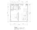 Nam Talay Condo - 房间平面图 - 12