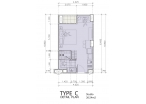 Nam Talay Condo - 房间平面图 - 3