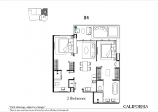 Riviera California Condo Pattaya - 房间平面图 - 2