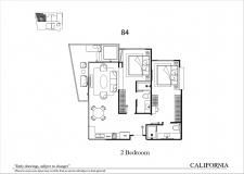 Riviera California Condo Pattaya - 房间平面图 - 3