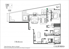 Riviera California Condo Pattaya - 房间平面图 - 8
