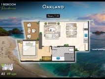 Riviera California Condo - Квартиры с 1 спальней планировки - 10
