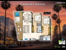 Riviera California Condo - Квартиры с 2 спальнями - 10