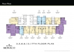 Riviera Monaco Condo Pattaya - floor plans - 2