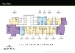 Riviera Monaco Condo Pattaya - floor plans - 4