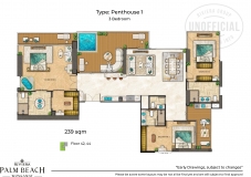 Riviera Palm Beach Wongamat Condo Pattaya - Duplex & Penthouse - 1