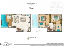 Riviera Palm Beach Wongamat Condo Pattaya - Duplex & Penthouse - 3