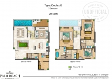 Riviera Palm Beach Wongamat Condo Pattaya - Duplex & Penthouse - 4
