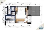 Seven Seas Cote d`Azur Condo Pattaya - แปลนห้อง - 2