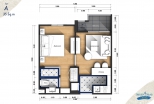 Seven Seas Cote d`Azur Condo Pattaya - แปลนห้อง - 4