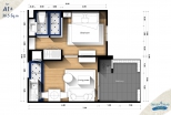Seven Seas Cote d`Azur Condo Pattaya - แปลนห้อง - 5