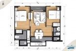 Seven Seas Cote d`Azur Condo Pattaya - แปลนห้อง - 7