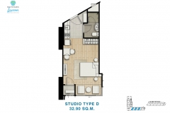 Skypark Lucean Jomtien - Планировки квартир студий - 4