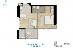 Skypark Lucean Jomtien - Планировки апартаментов - 3